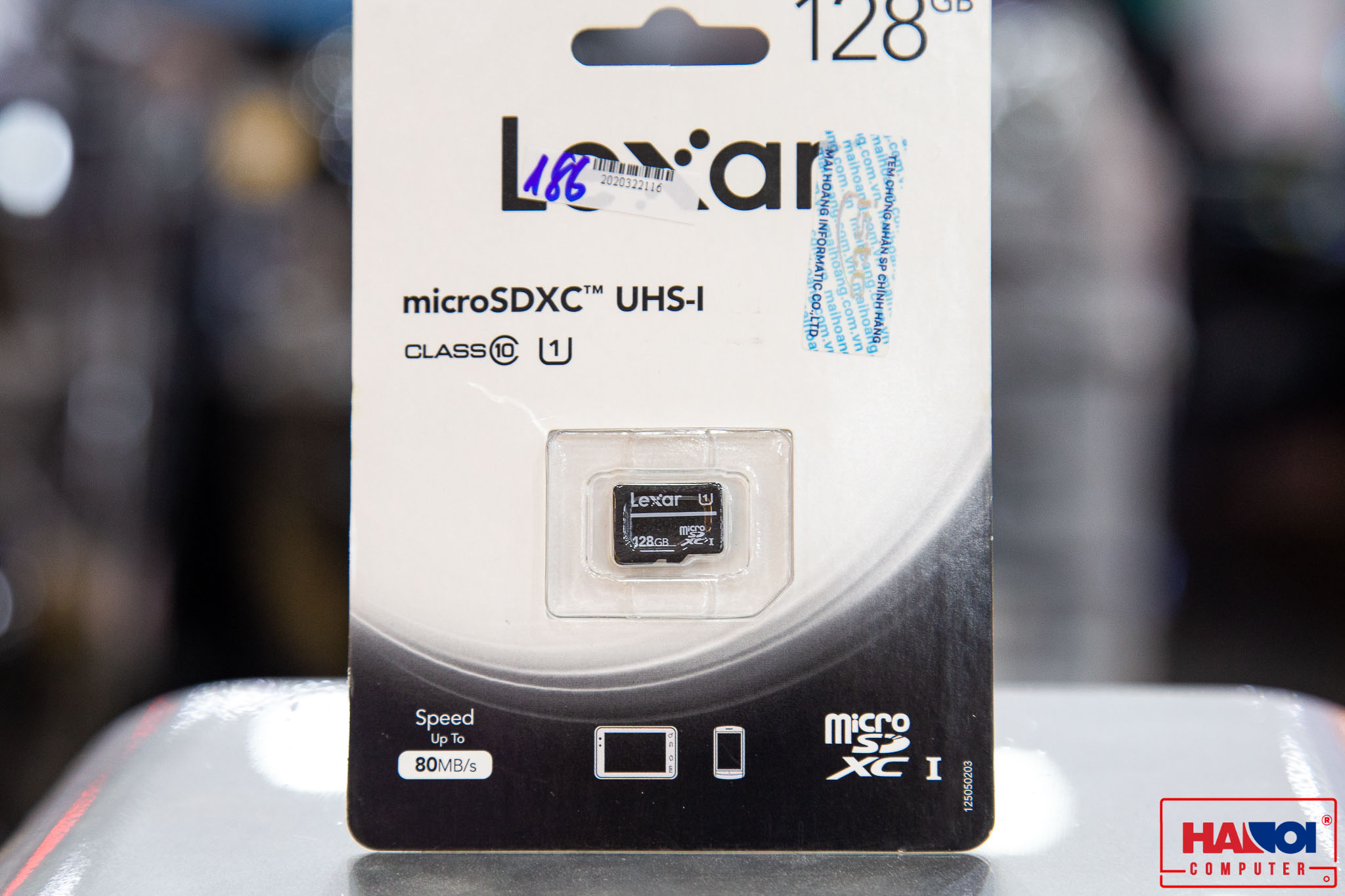 Thẻ nhớ LEXAR 128GB microSD XC - USH-I Class 10 U1